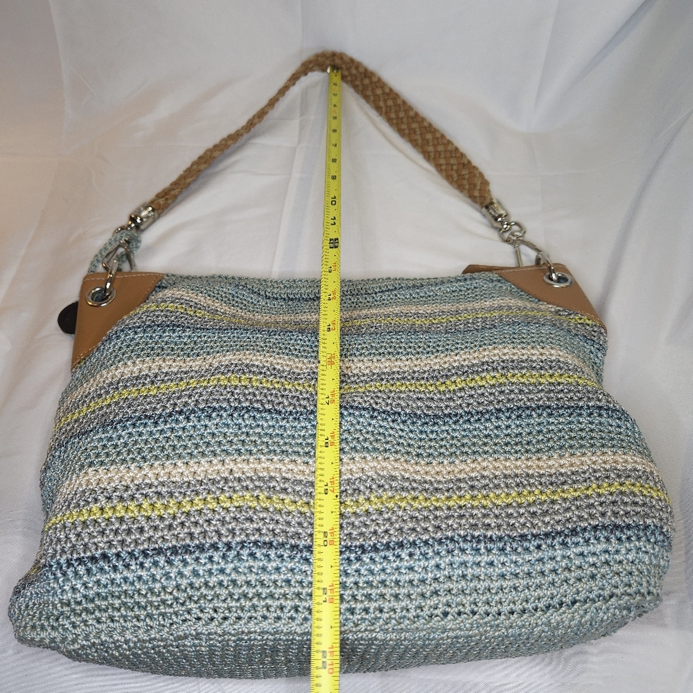 THE SAK Aqua Crean Knit Tote/Shoulder Bag - Picture 8 of 11